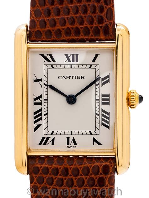 rare cartier tank|pre owned cartier tank watches.